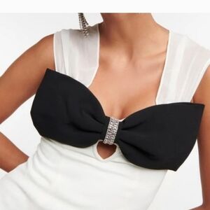 Self portrait mini bow dress